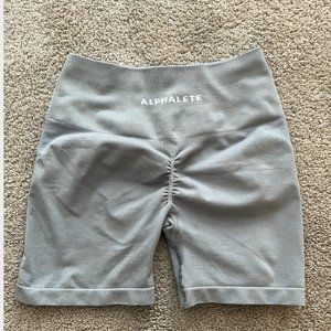 NWT Alphalete Amplify Shorts Utility Grey S